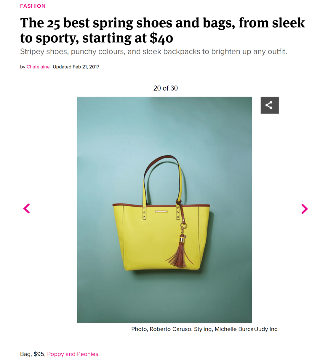 The 25 best spring shoes and bags, from sleek to sporty, starting at $40 - Chatelaine