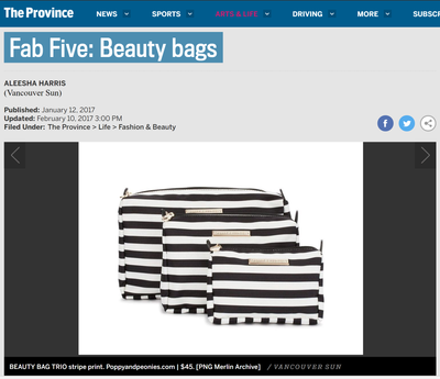 Fab Five: Beauty bags - The Province