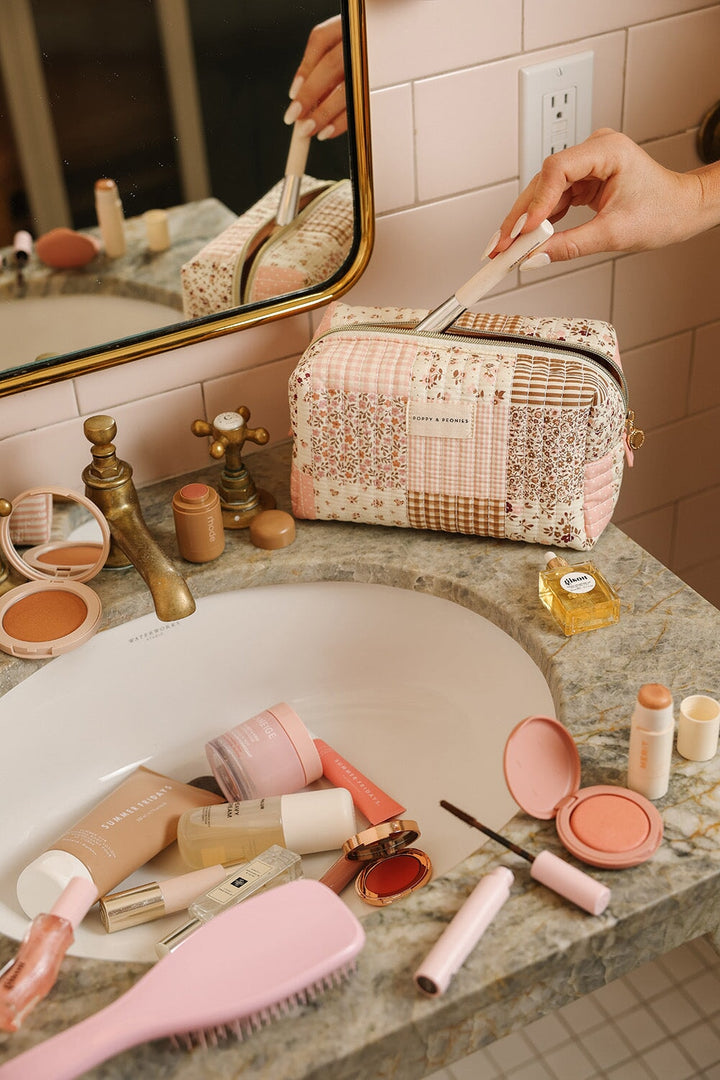 Cosmetic Trio Spring Patchwork