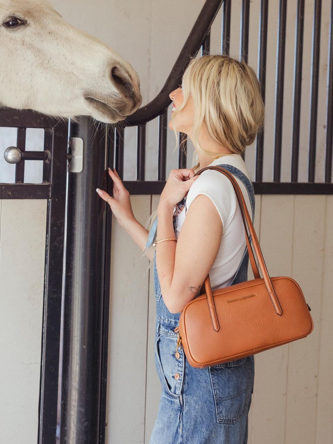 The Friday Satchel Cognac