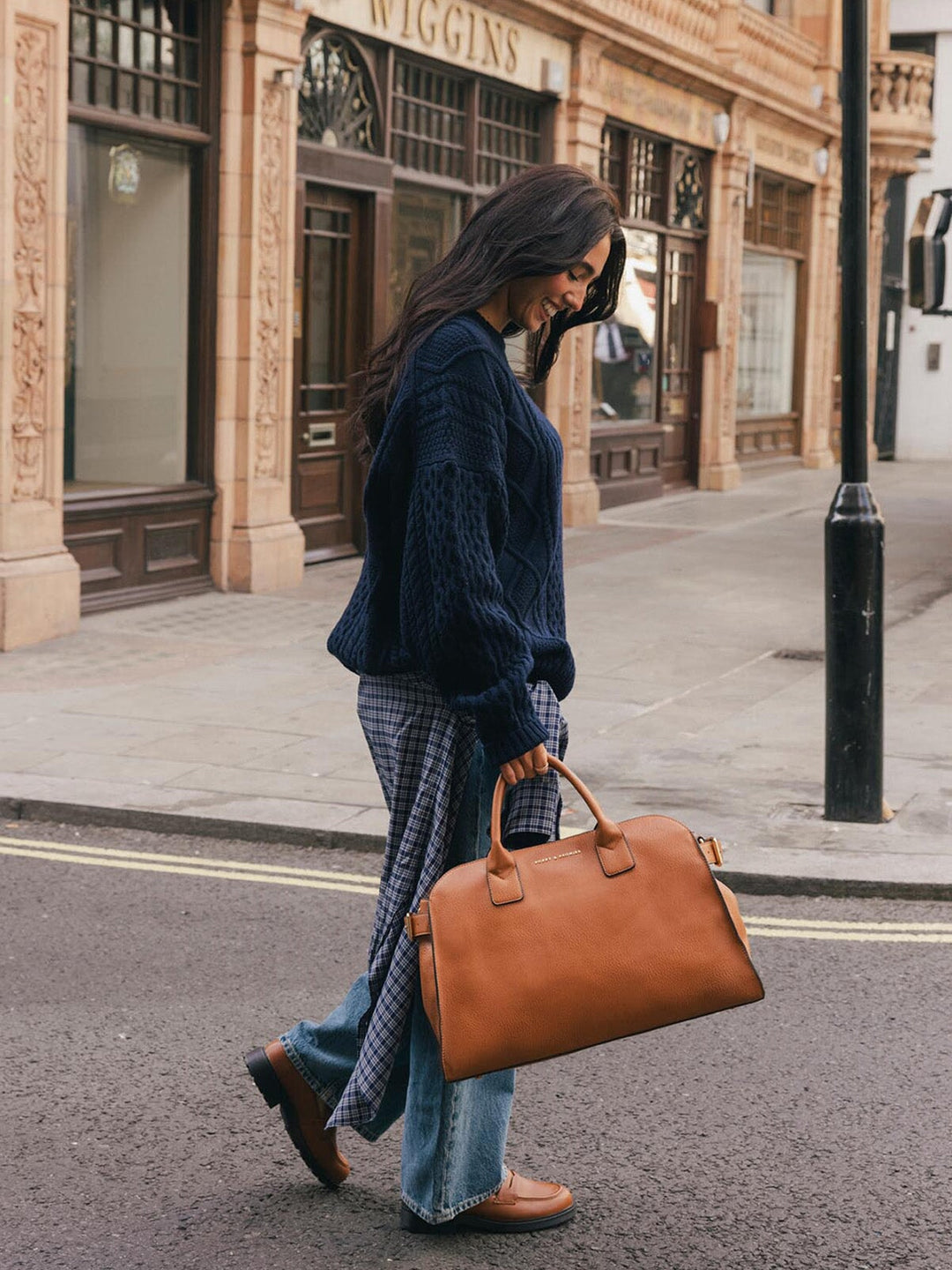Uptown Tote Cognac