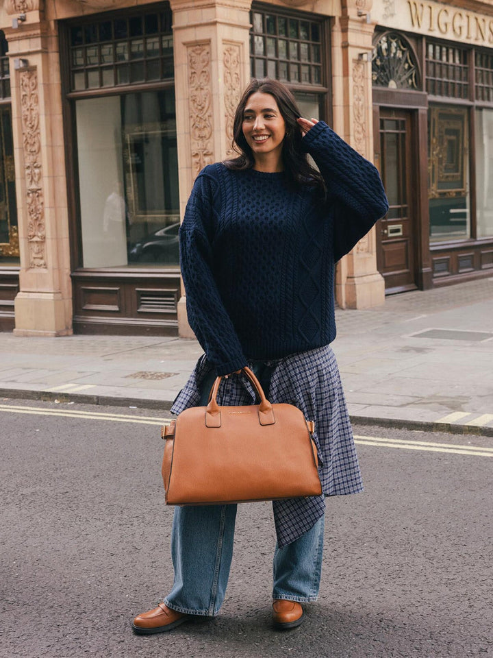 Uptown Tote Cognac