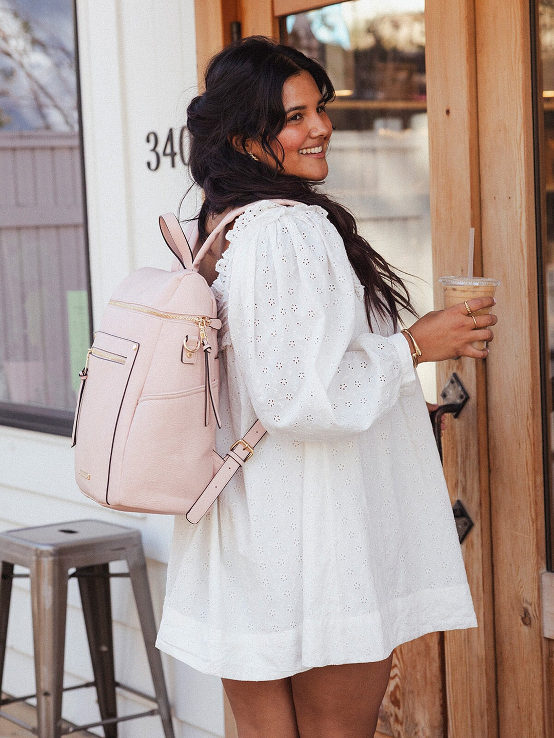 backpack for laptops and dress Commuter Backpack Blush