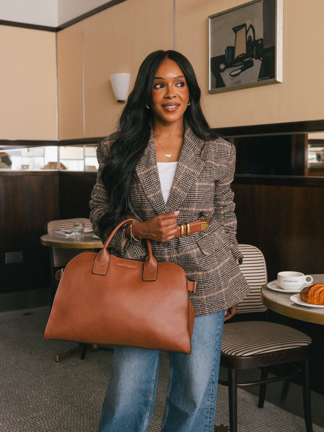 Uptown Tote Chestnut