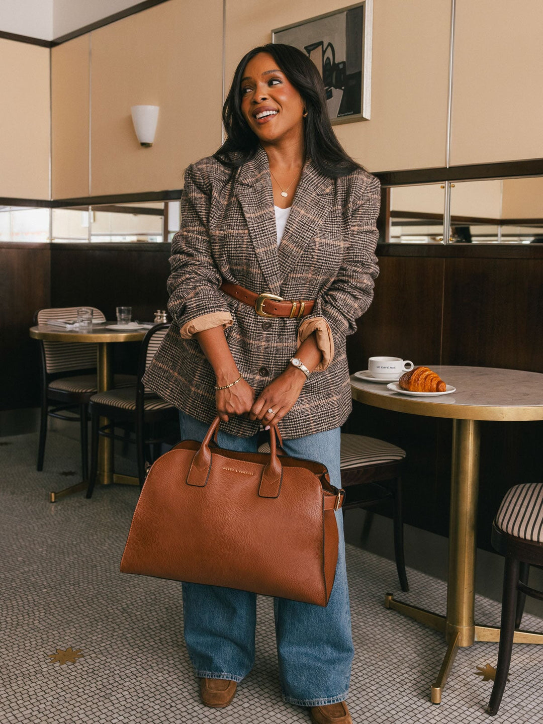 Uptown Tote Chestnut