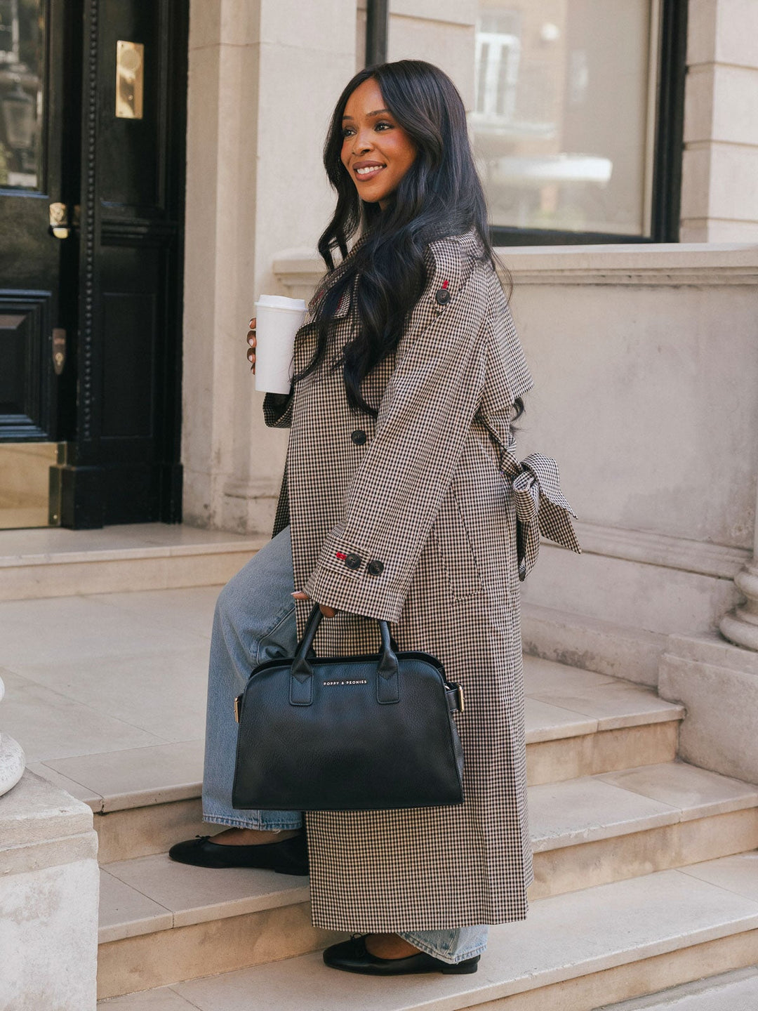 Mini Uptown Tote Black