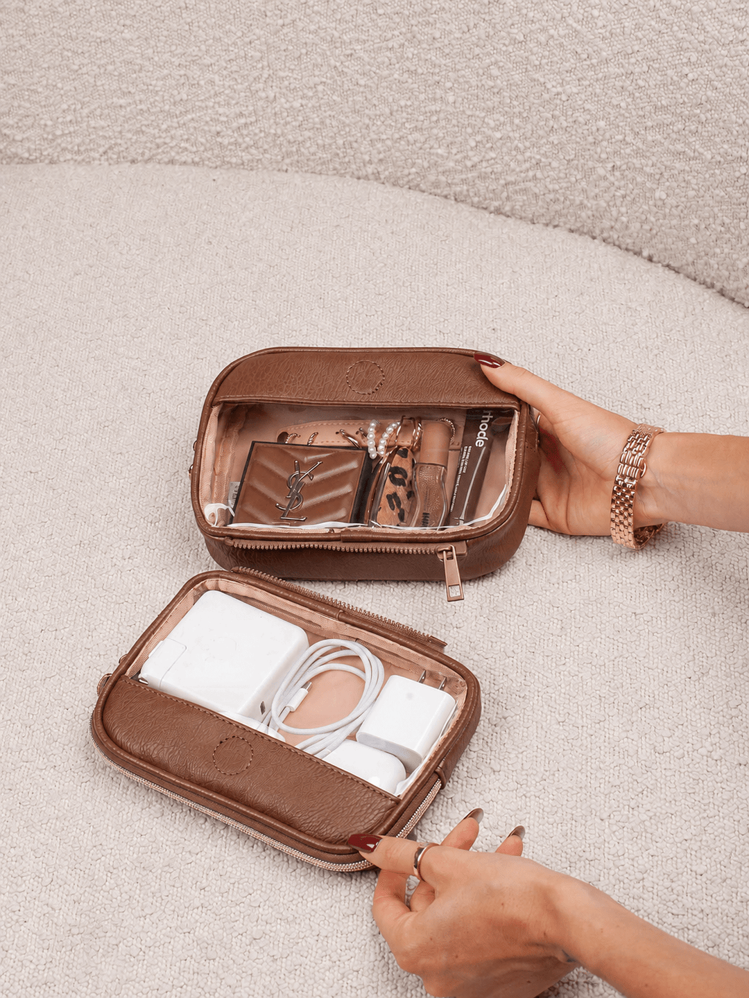 The Split Organizer Chestnut