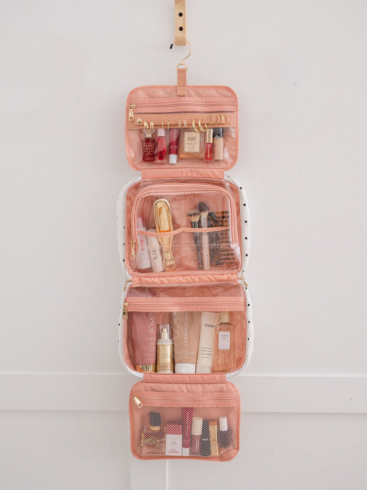 Hook Me Up Cosmetic Case Polka Dot