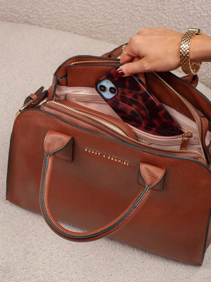 Mini Uptown Tote Chestnut
