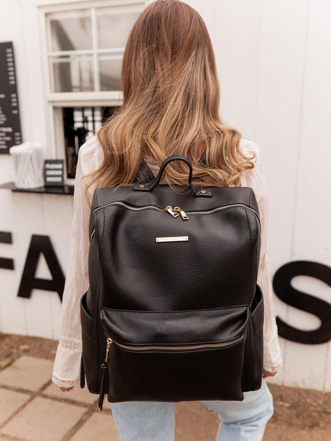 coach backpack with peonies Detour Chestnut Commuter Backpack Black | Poppy