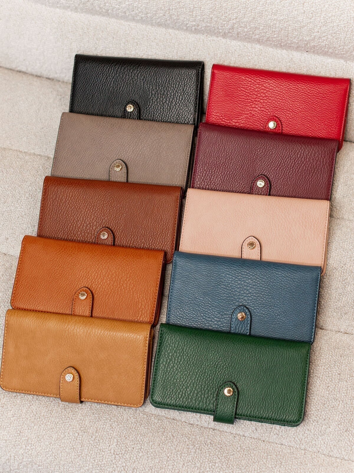 Go Anywhere Wallet Heritage Green | Poppy and Peonies – Poppy