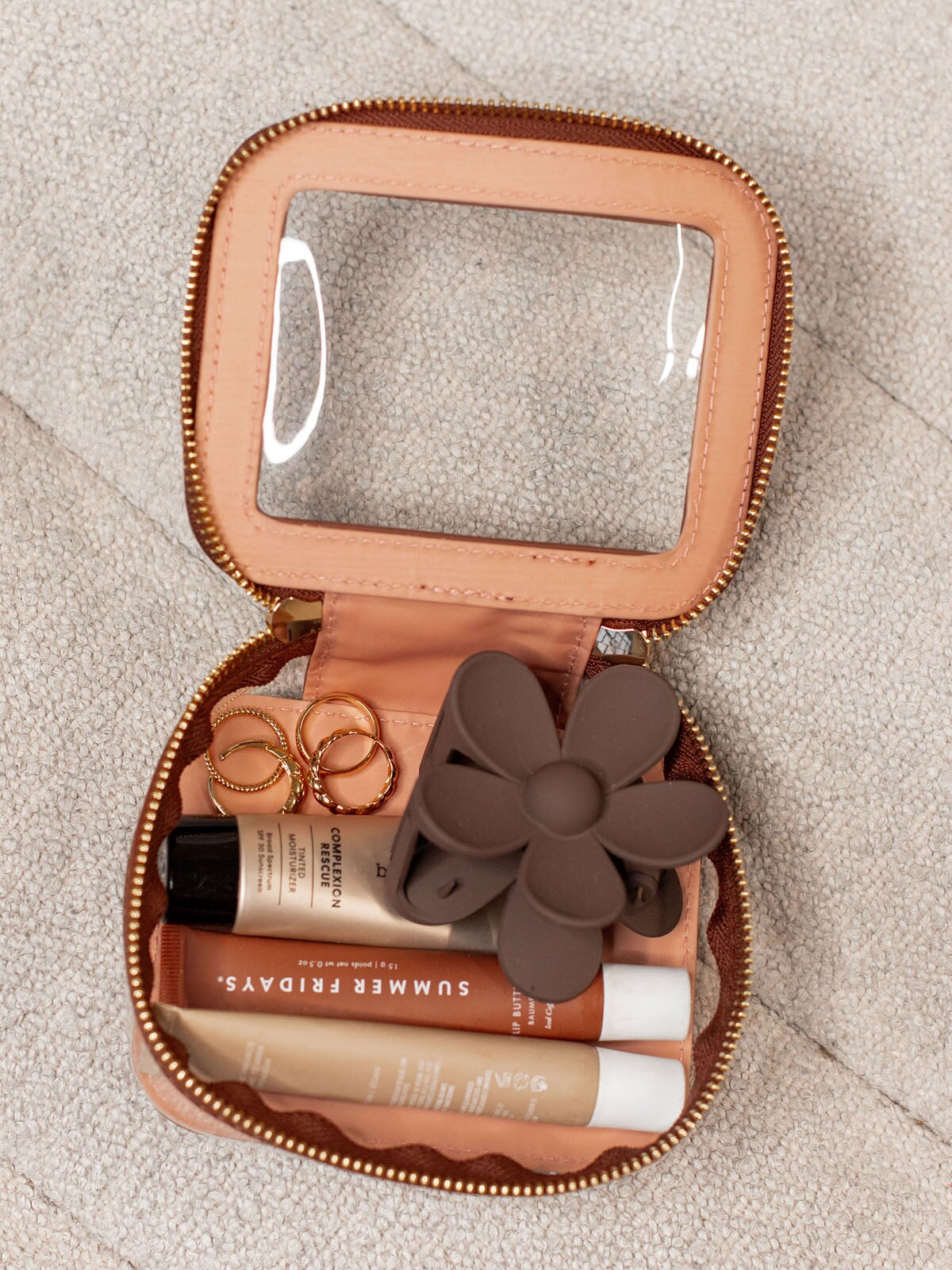 Mini I See You Cosmetic Chestnut | Poppy and Peonies – Poppy & Peonies