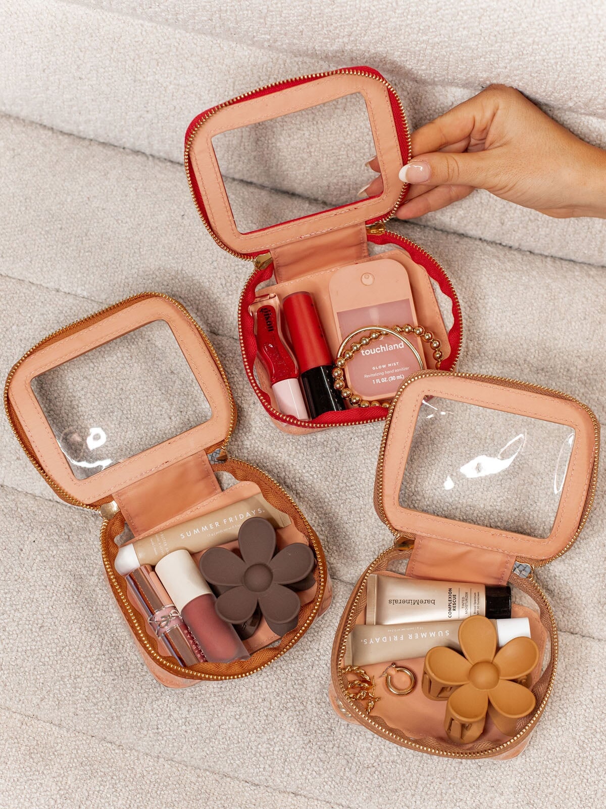 Mini I See You Cosmetic Red | Poppy and Peonies – Poppy & Peonies