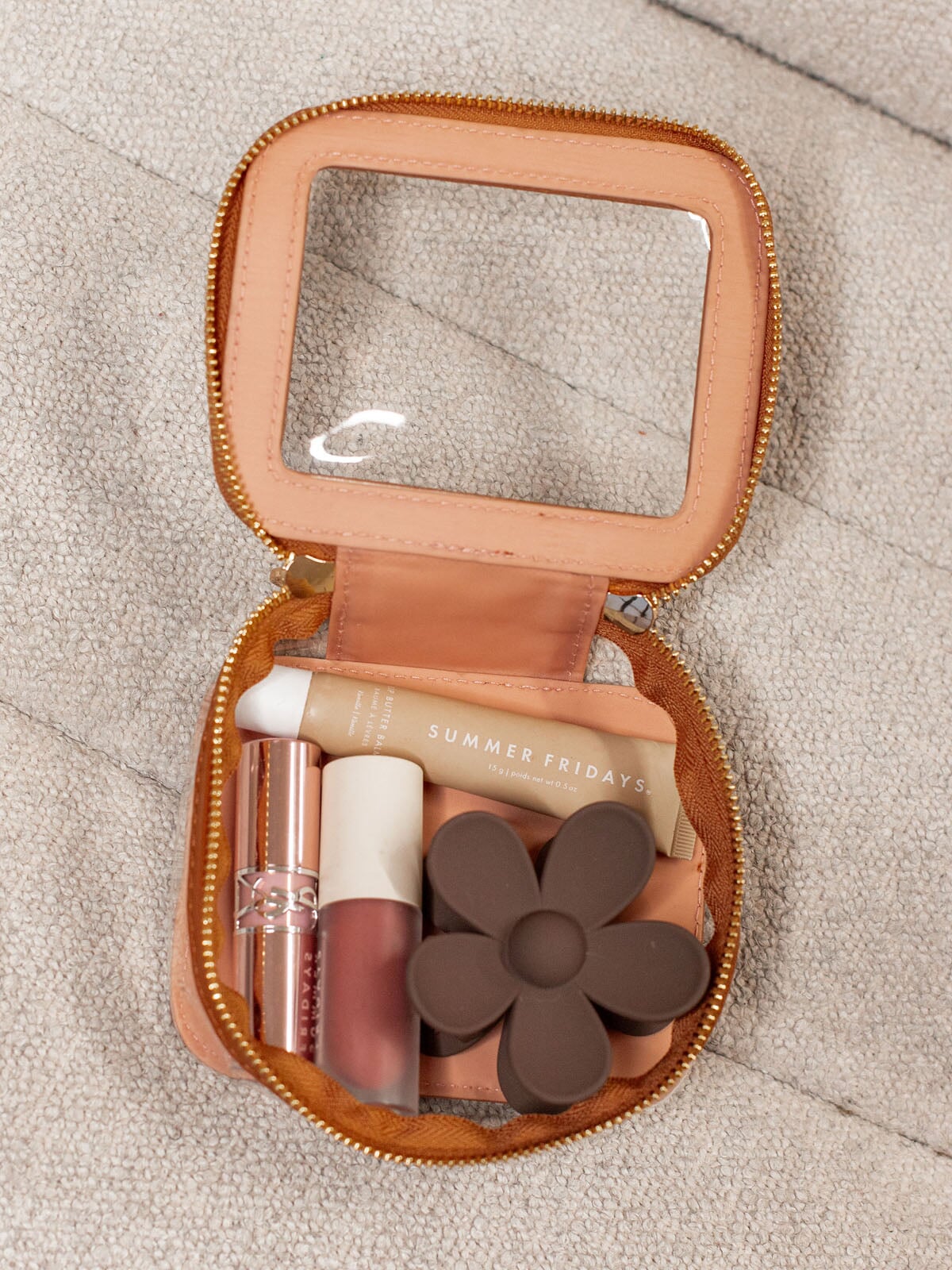 Mini I See You Cosmetic Mocha Mousse | Poppy and Peonies – Poppy