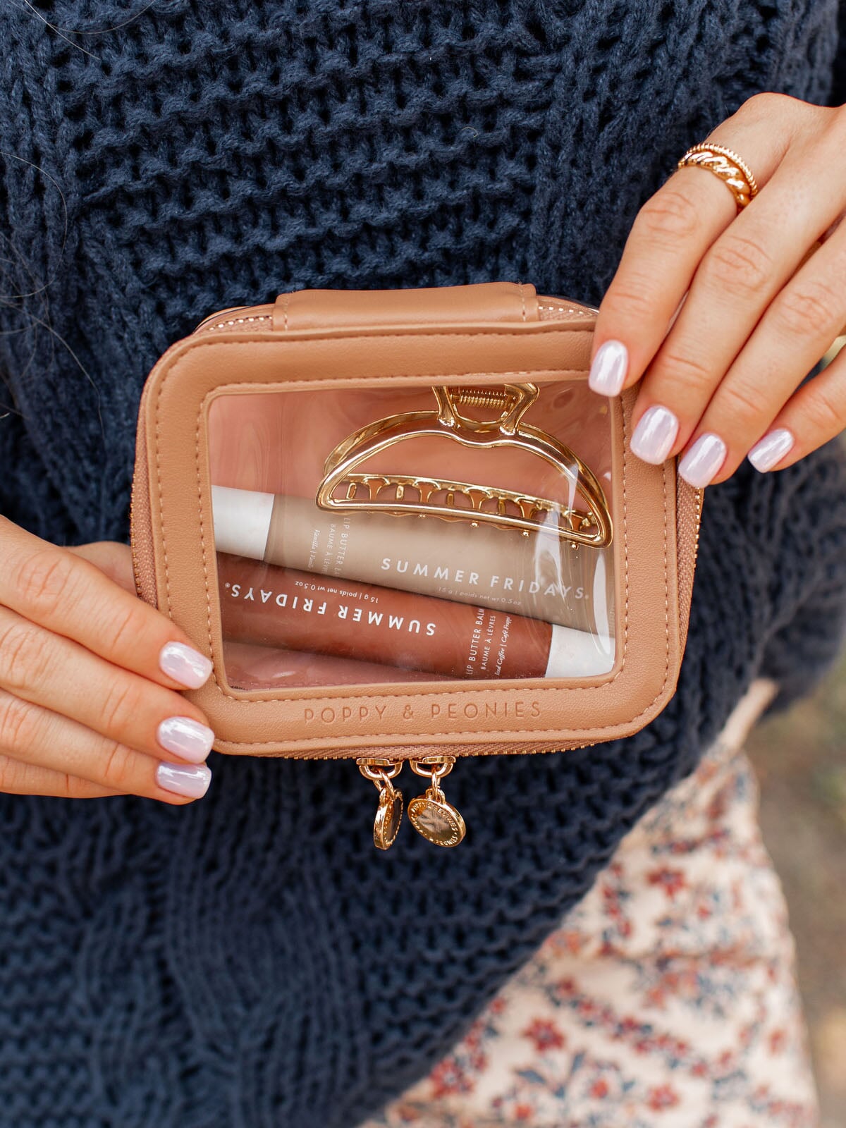 Mini I See You Cosmetic Mocha Mousse | Poppy and Peonies – Poppy