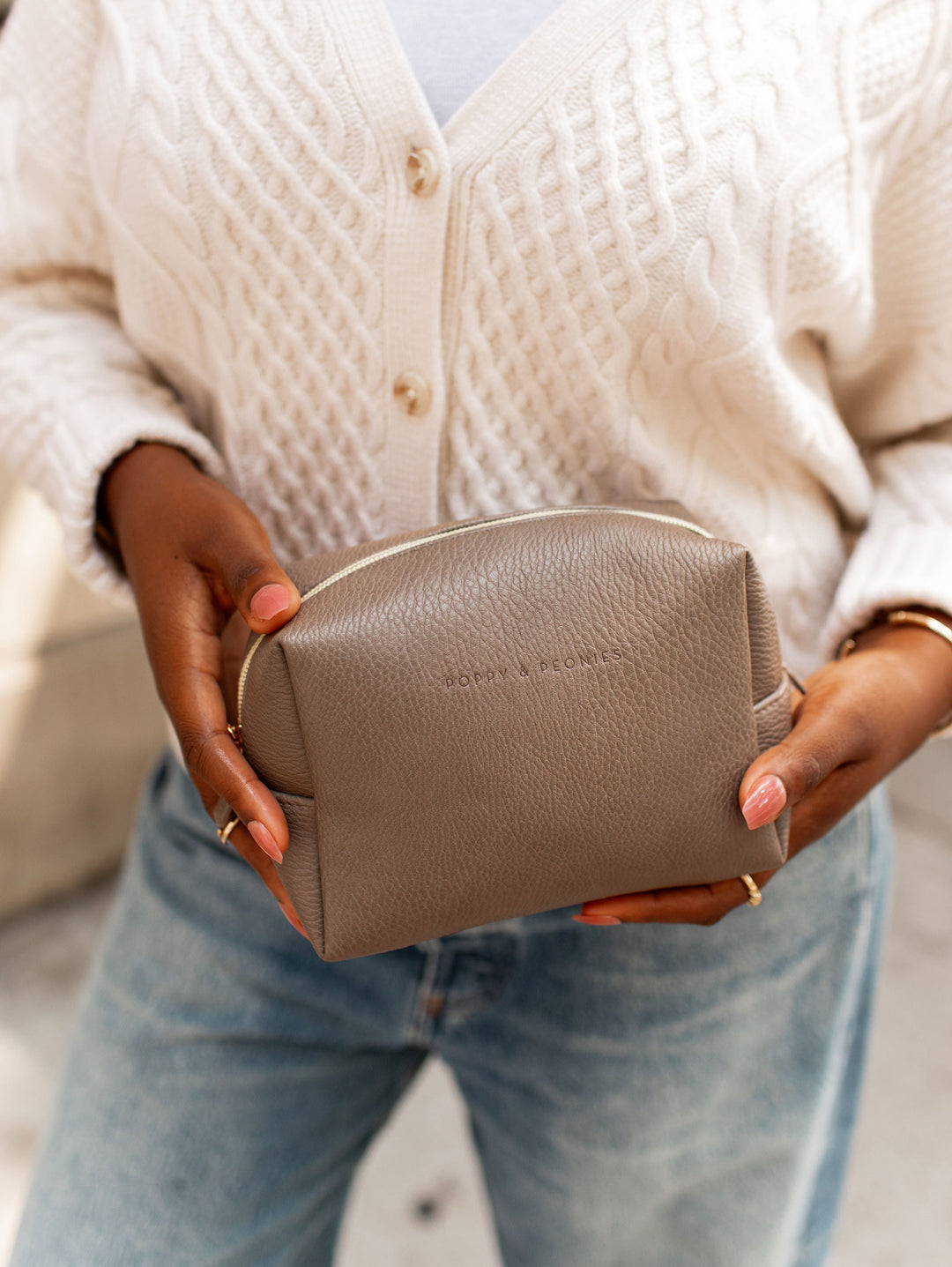 Dark Grey Cosmetic Case