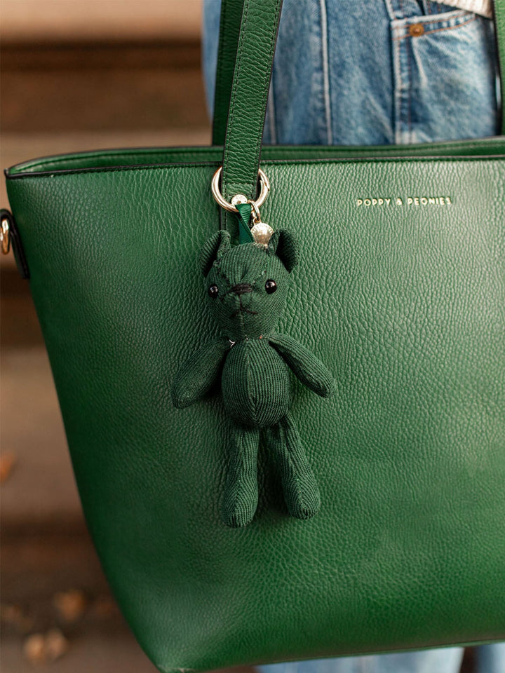 Heritage Green Bear Bag Charm