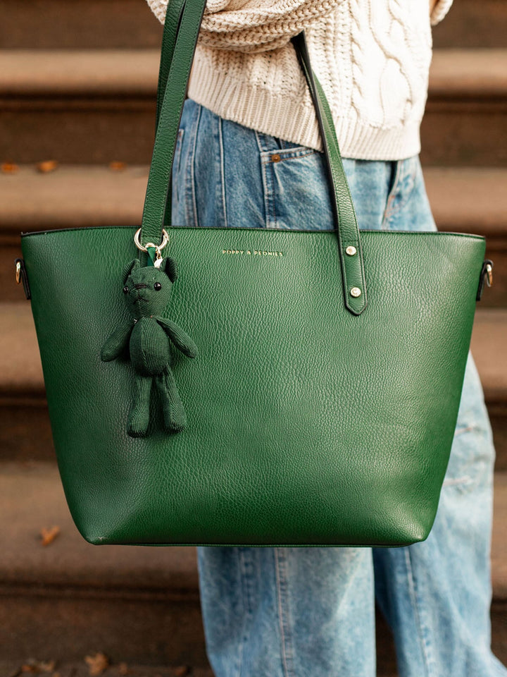 Heritage Green Bear Bag Charm