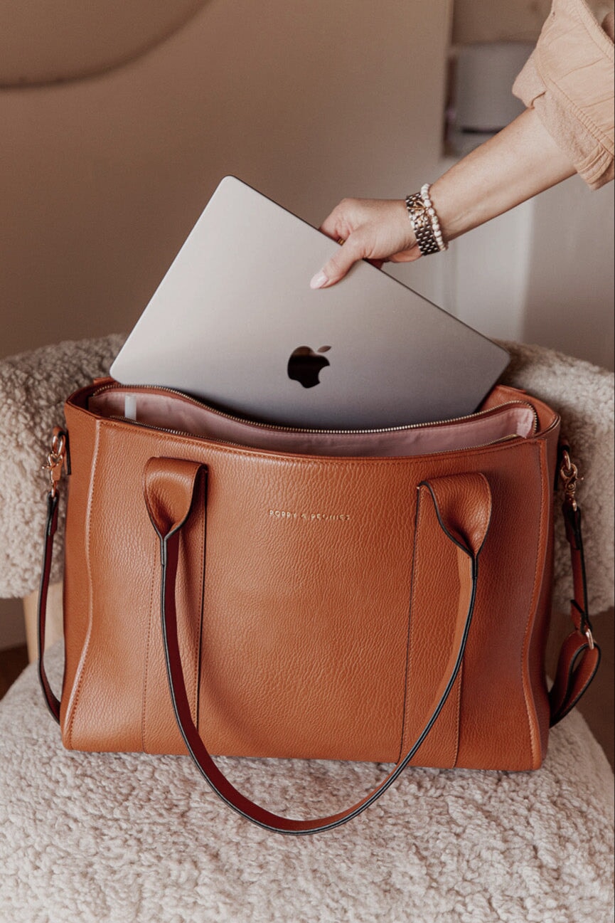 Multitasker Bag Chestnut | Poppy and Peonies – Poppy & Peonies