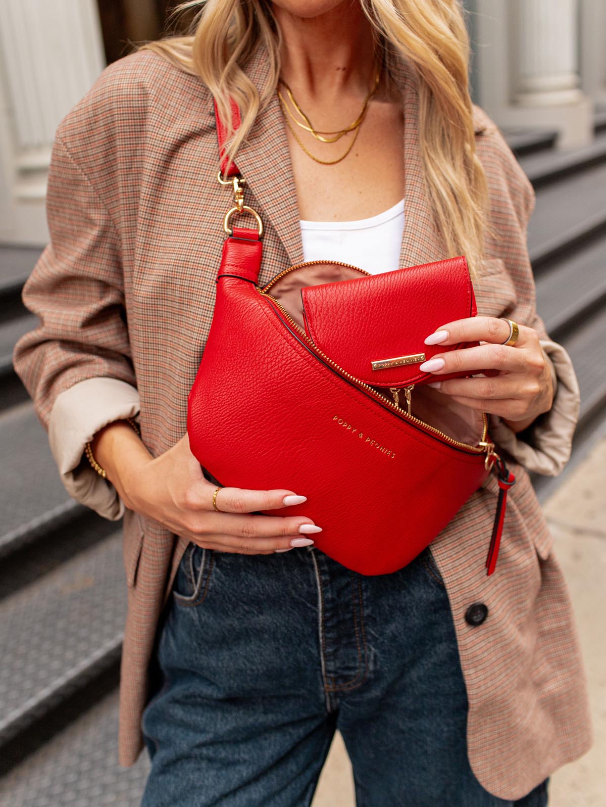 The Sidekick Red | Poppy and Peonies – Poppy & Peonies