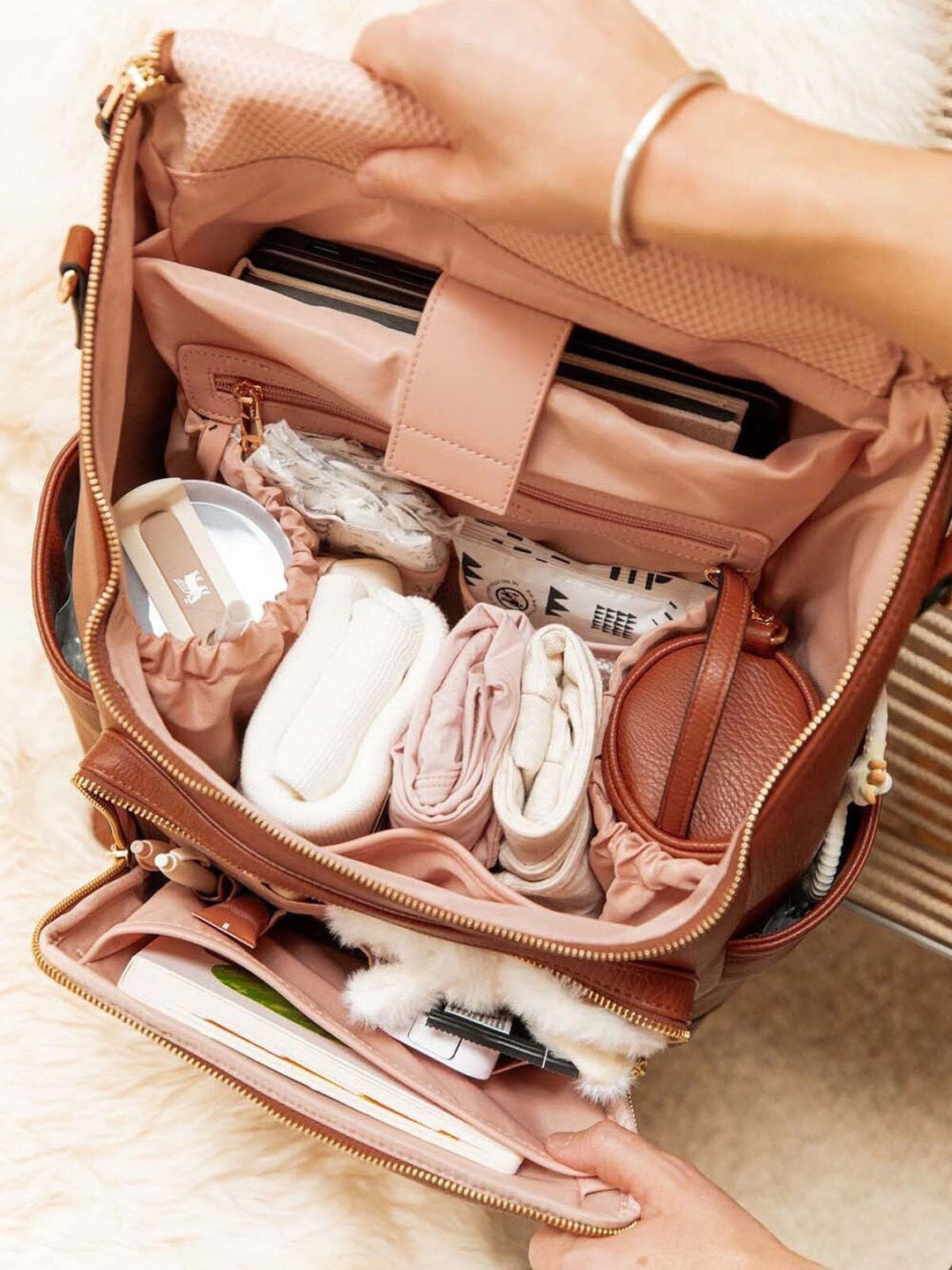 Lullaby Diaper Backpack Chestnut