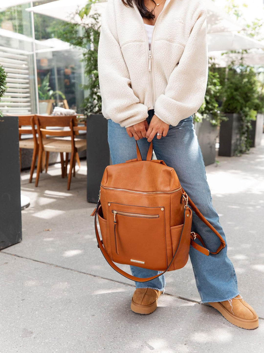best urban commuter leather backpack Commuter Backpack Cognac