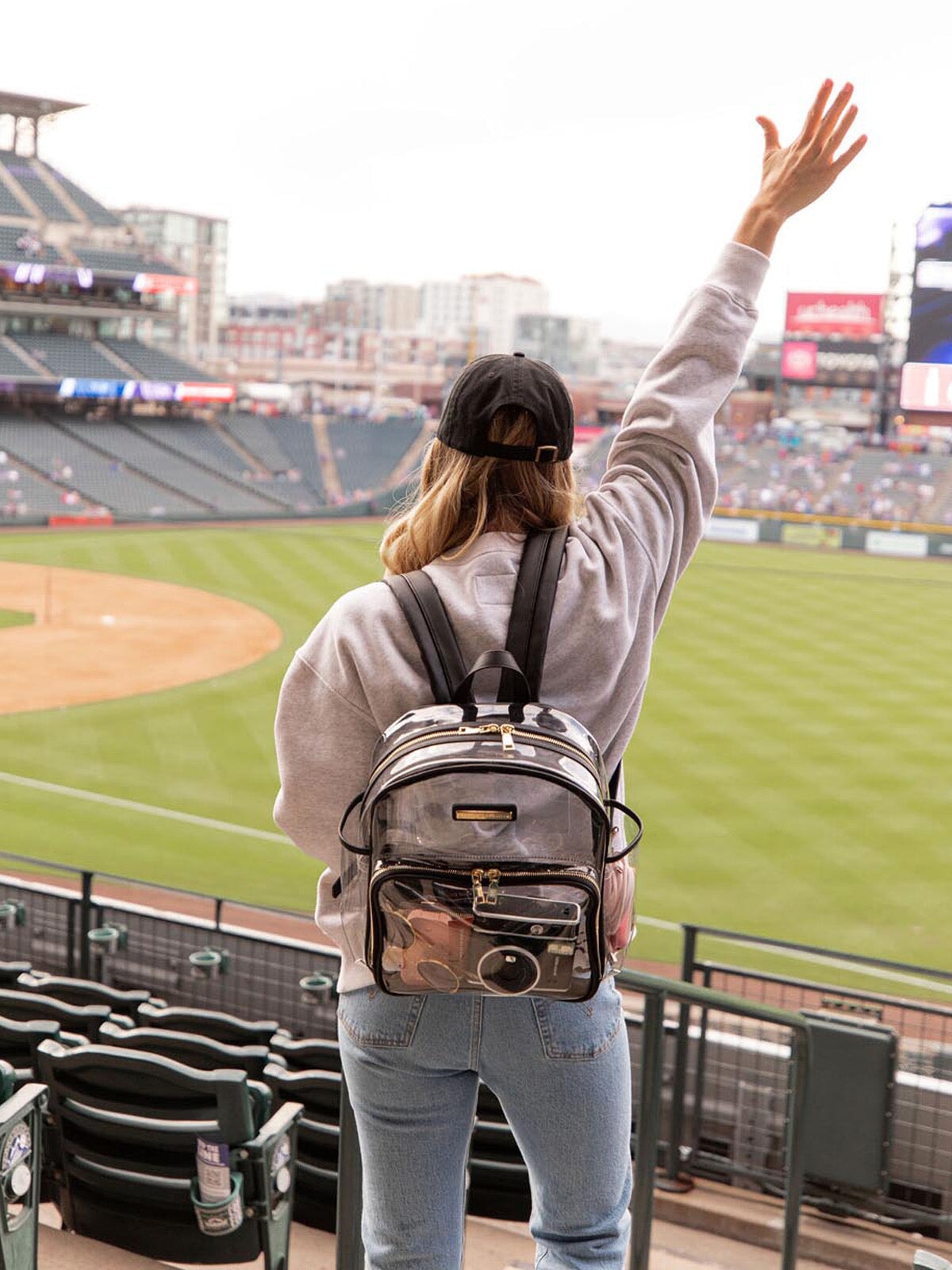 The Stadium Backpack Black | Poppy and Peonies – Poppy & Peonies