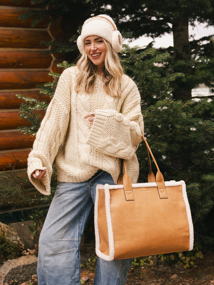 The Alpine Tote Camel