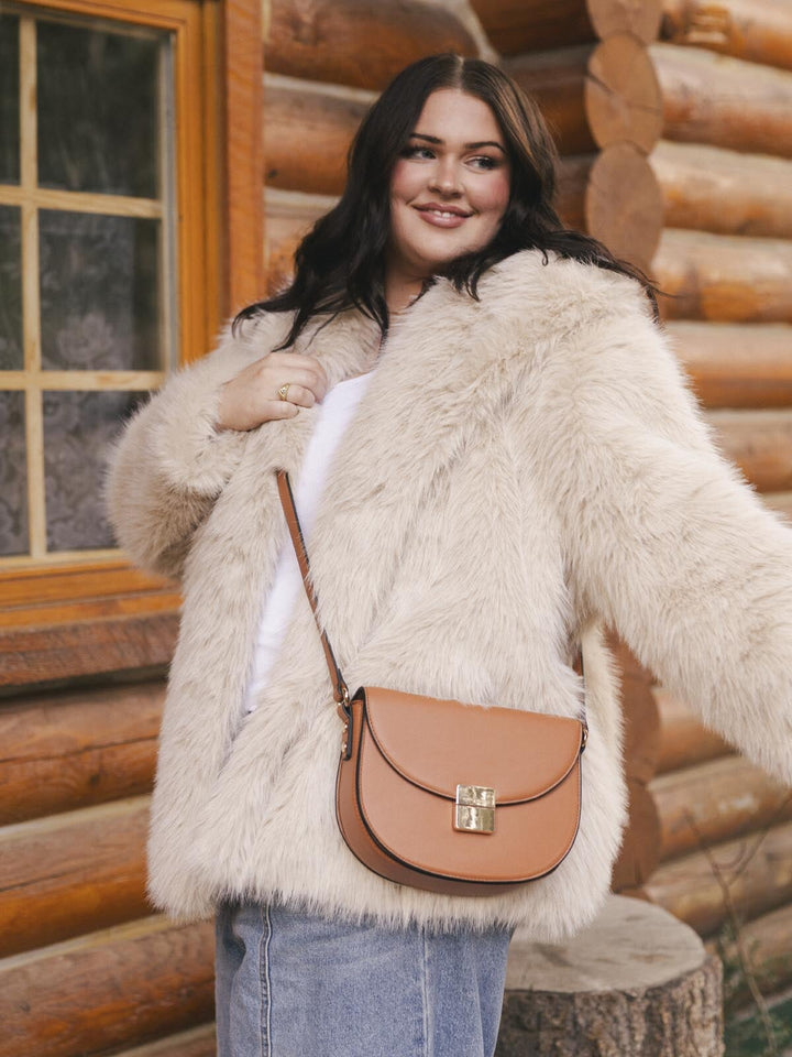 The Icon Crossbody Cognac