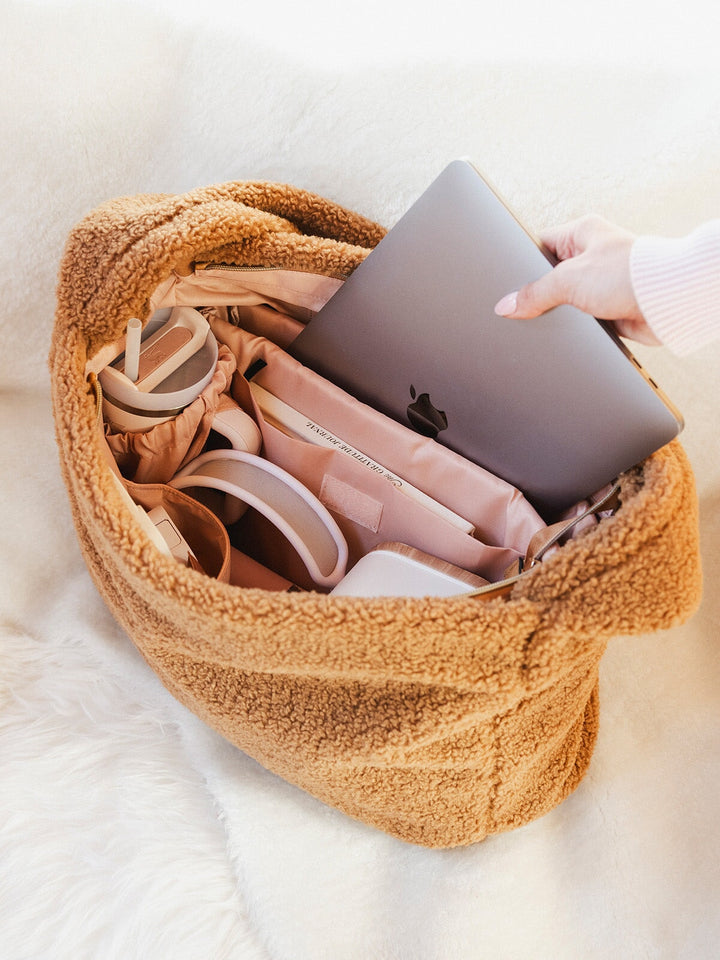 Haul It Teddy Faux Fur Camel