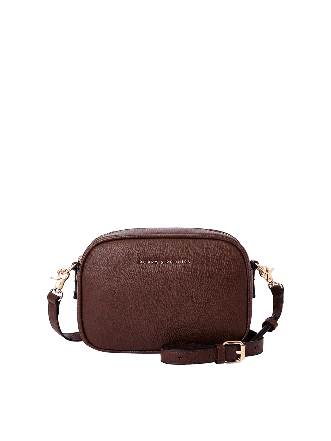 24/7 Crossbody in Espresso with adjustable crossbody strap