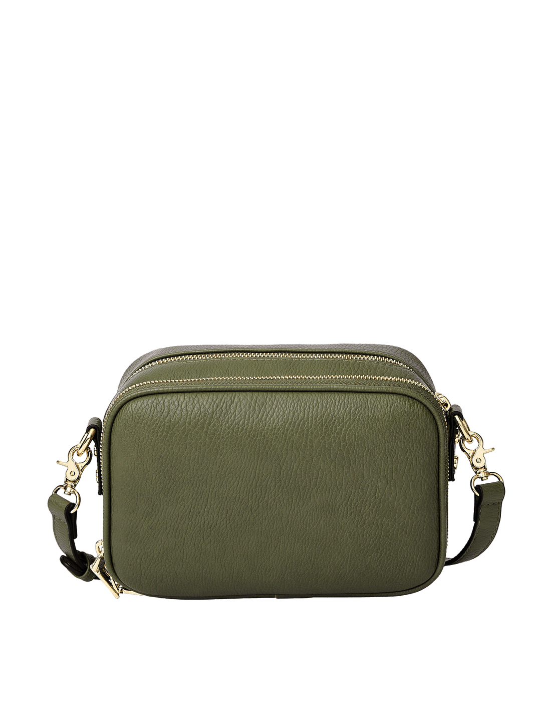 Back view of the 24/7 Crossbody in Olive with adjustable strap