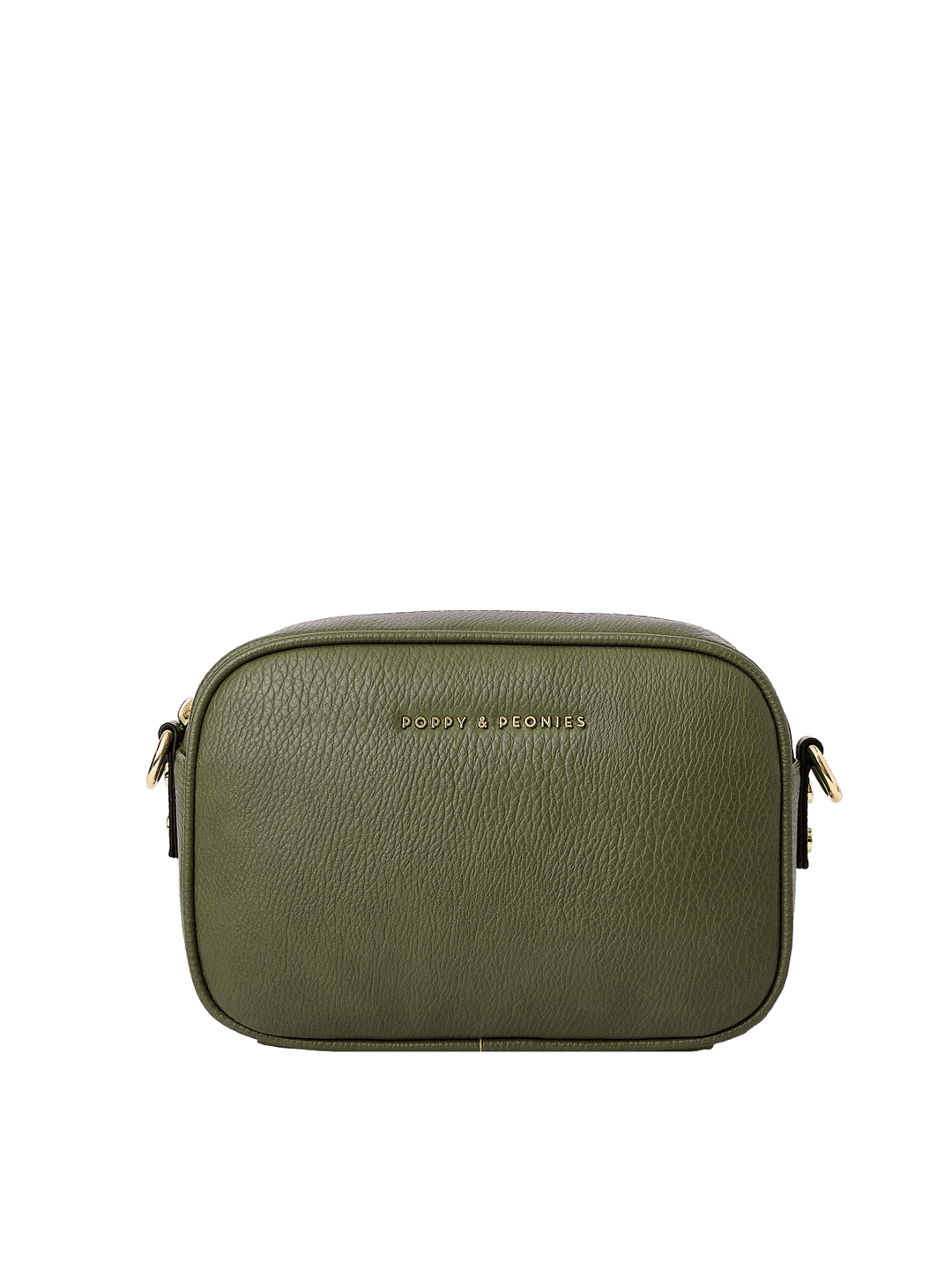 Front view of the 24/7 Crossbody in Olive