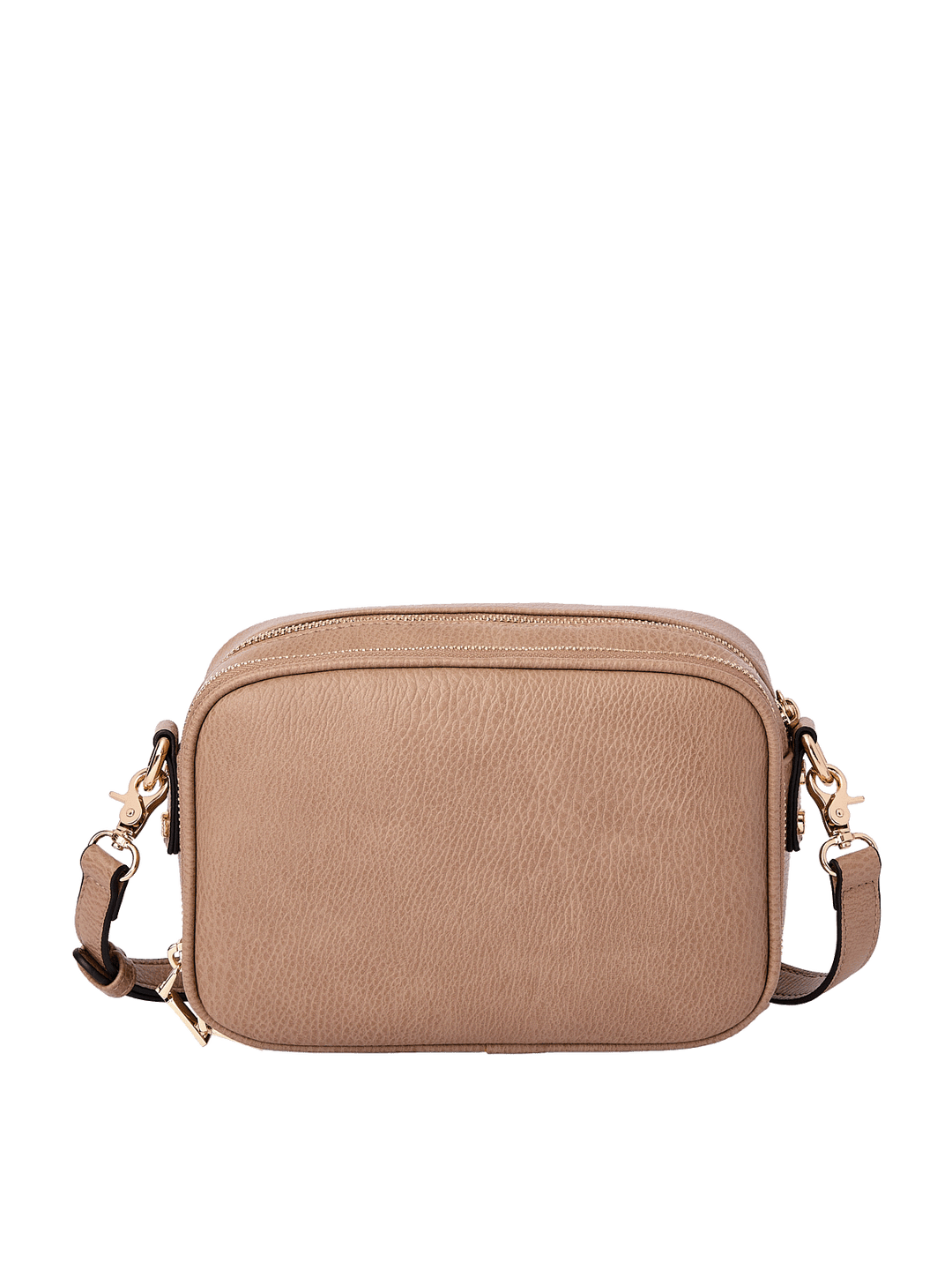 Back view of the 24/7 Crossbody in Taupe with adjustable strap