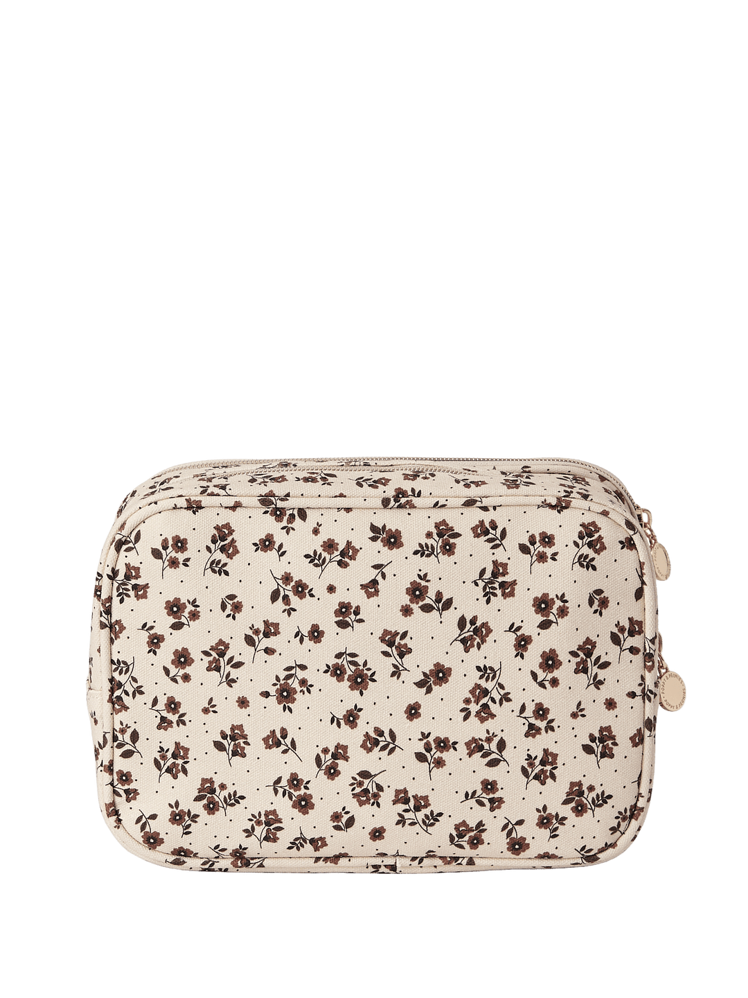 Floral-patterned travel case 