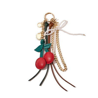 Cherry bag charm