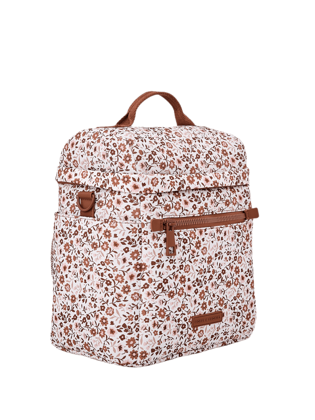 The Go-To Lunch Bag Fall Brown Floral