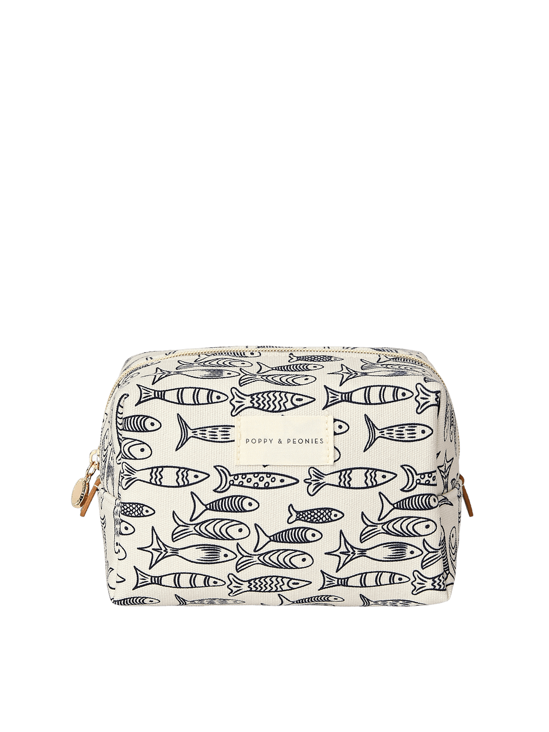 Cosmetic Trio Navy Stripe
