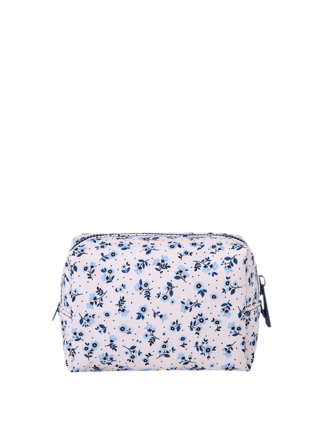 Blue Floral Cosmetic Case