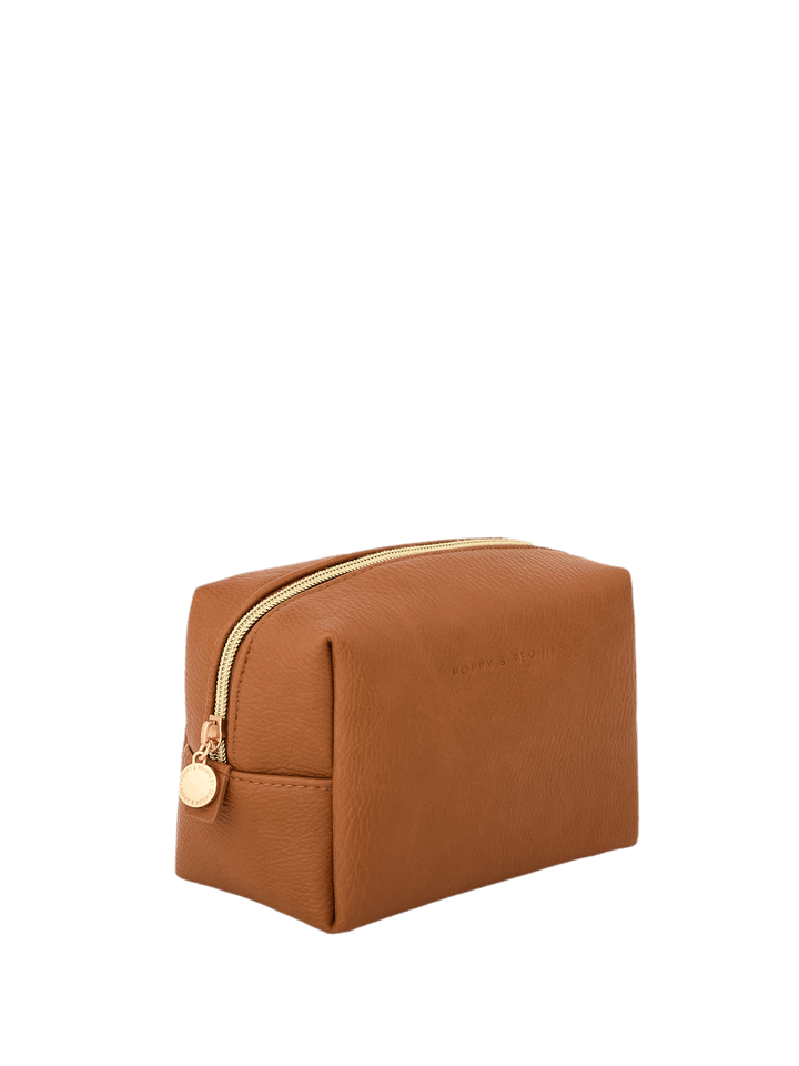 Cognac Cosmetic Case
