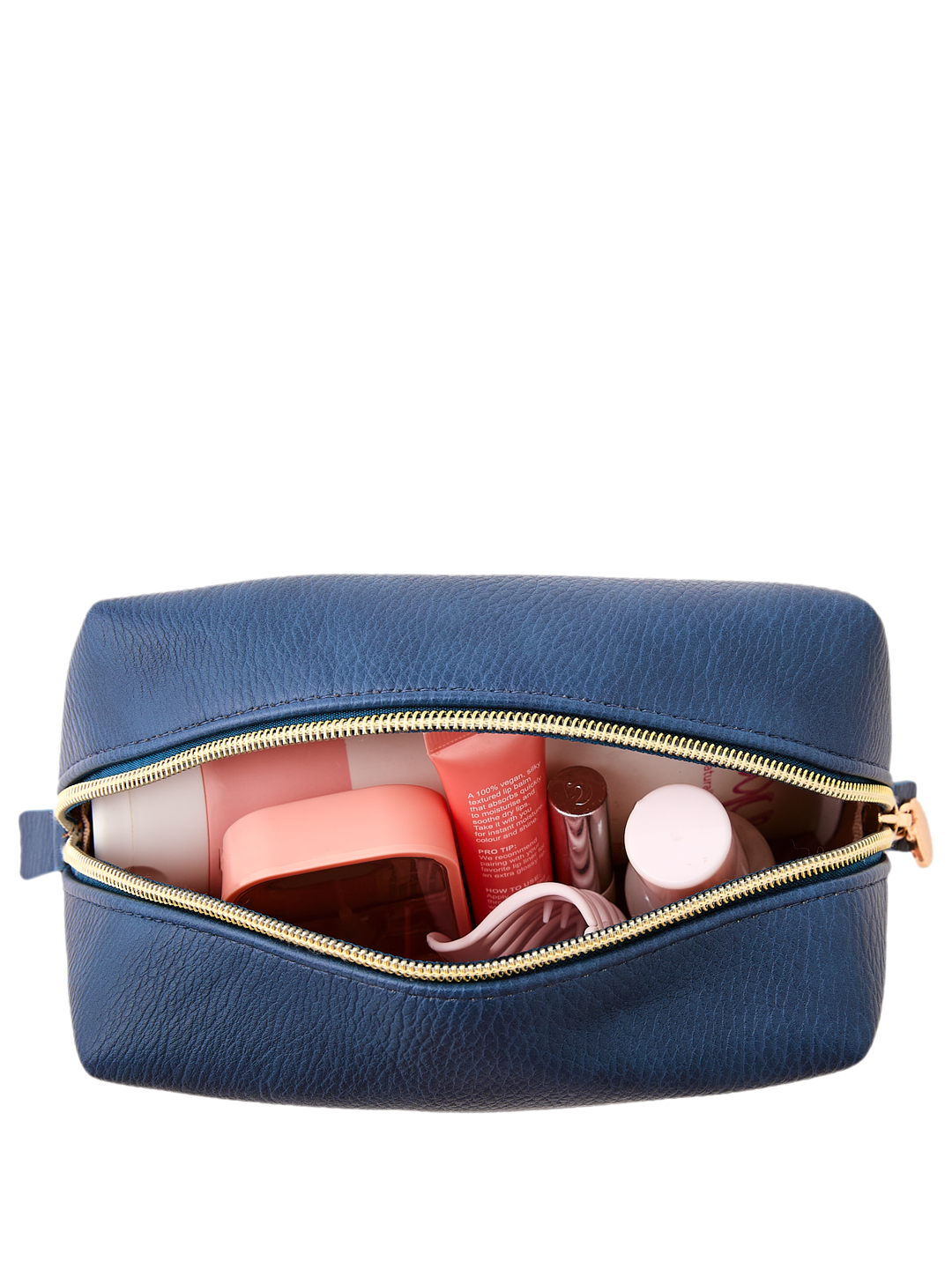 Navy Cosmetic Case