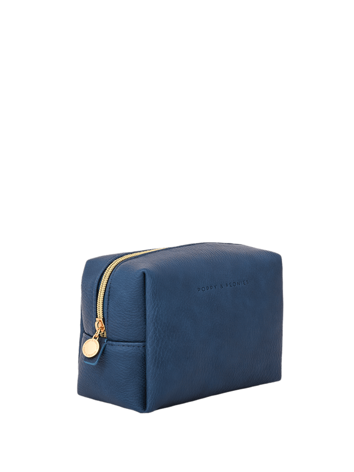 Navy Cosmetic Case