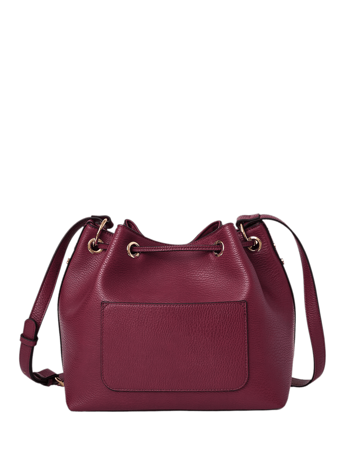 Pulled Together Bucket Bag Berry