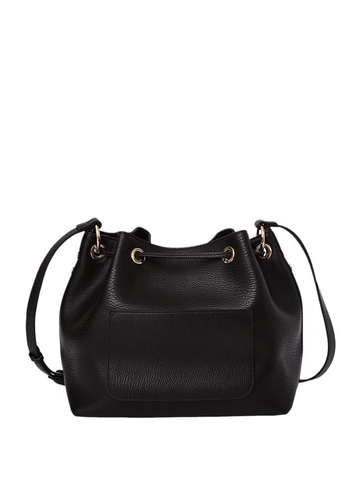 Pulled Together Bucket Bag Black