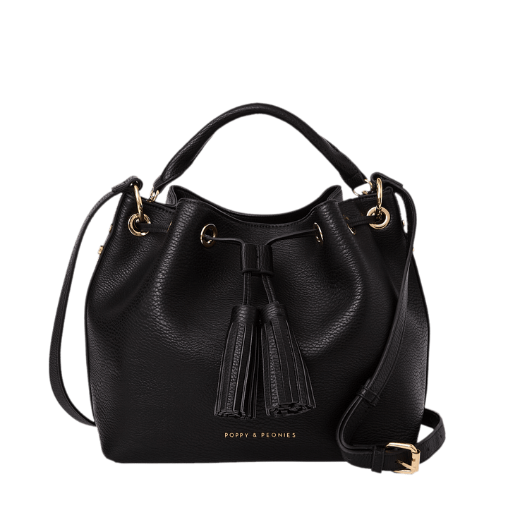 Pulled Together Bucket Bag Black