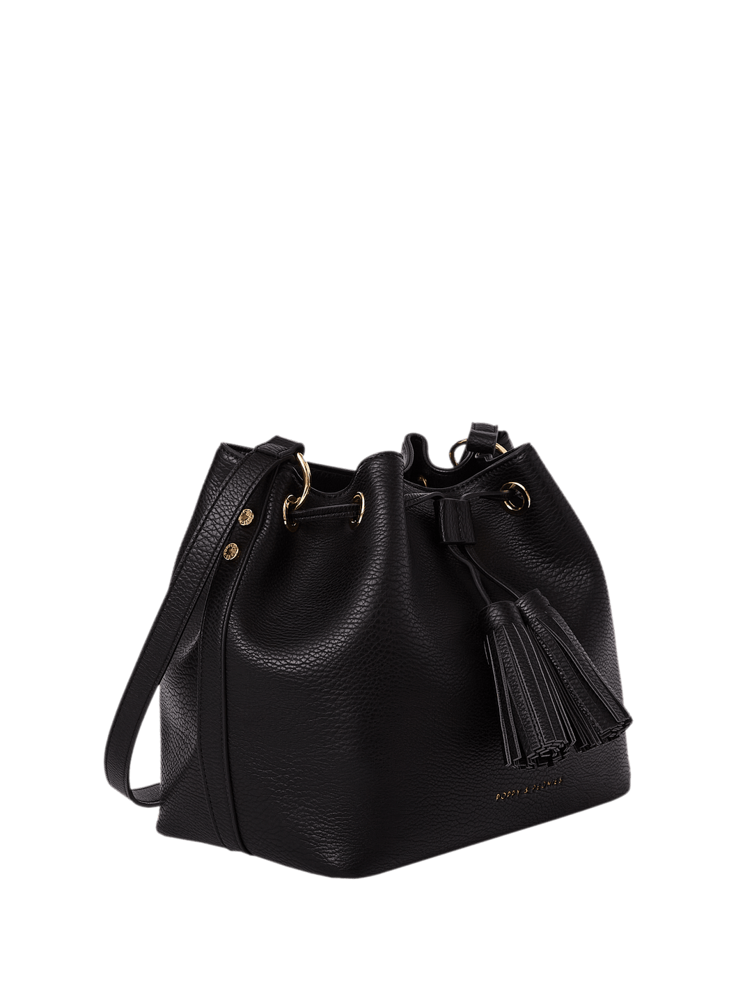 Pulled Together Bucket Bag Black