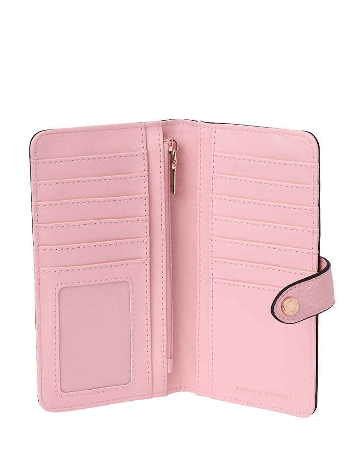 Go Anywhere Wallet Peony Pink
