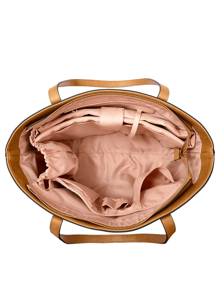GO-GETTER TOTE camel