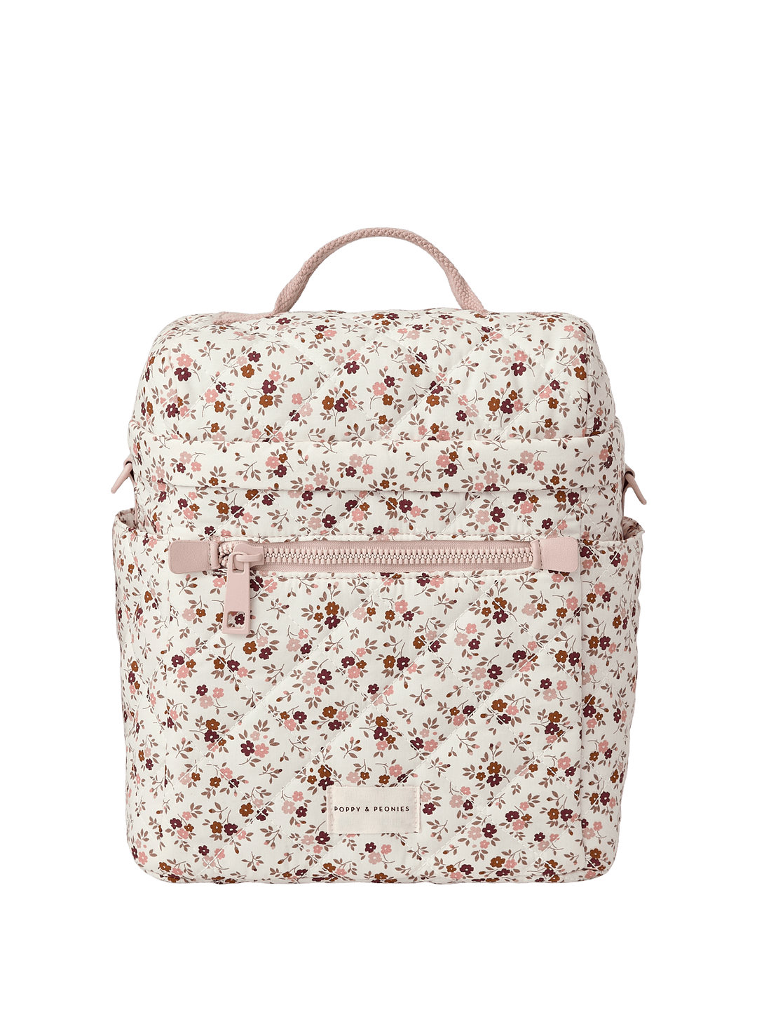 Floral-patterned lunch bag