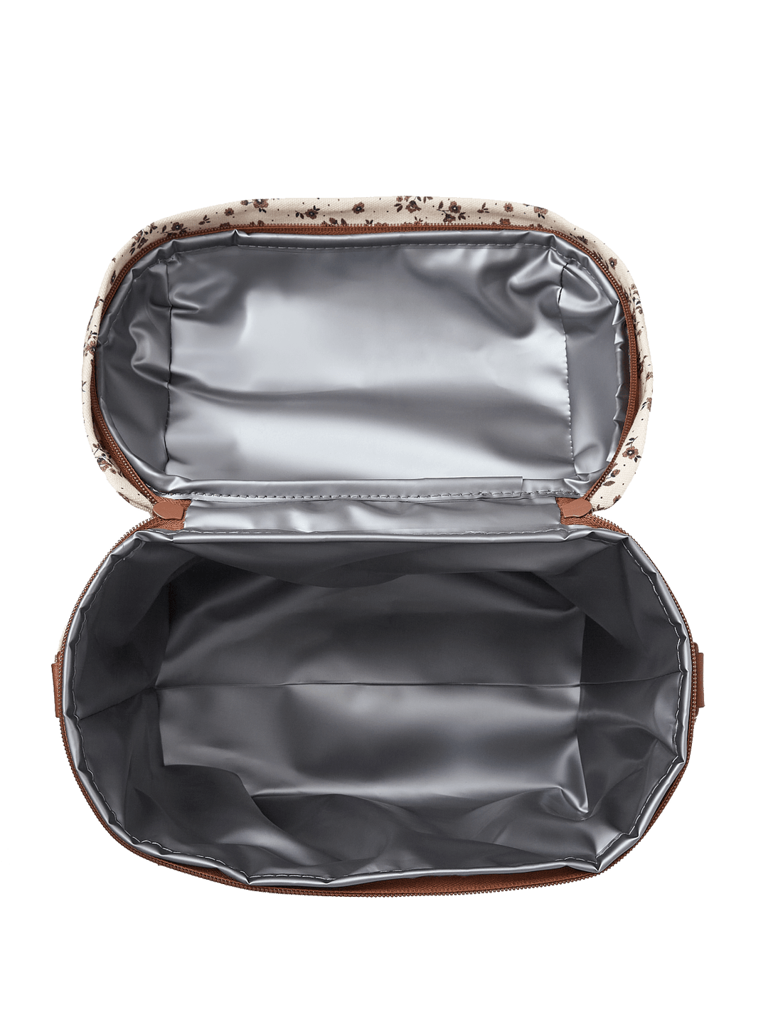 Interior of an insulated lunch bag